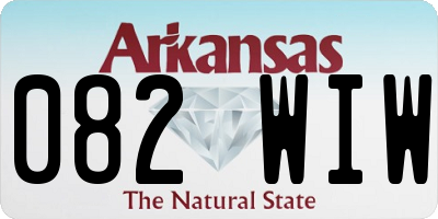 AR license plate 082WIW
