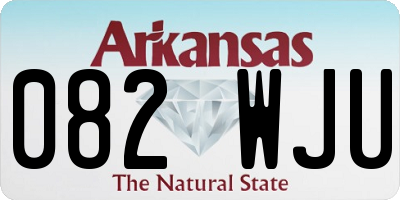 AR license plate 082WJU