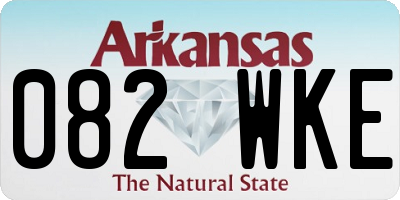AR license plate 082WKE