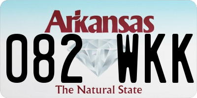 AR license plate 082WKK