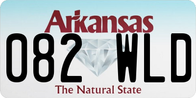 AR license plate 082WLD