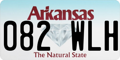 AR license plate 082WLH