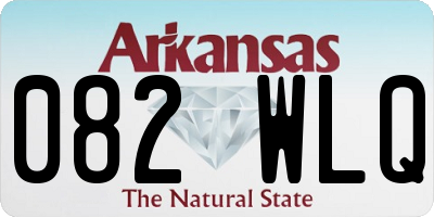 AR license plate 082WLQ