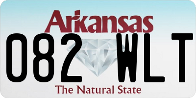 AR license plate 082WLT