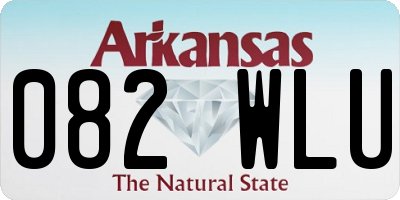 AR license plate 082WLU