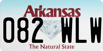 AR license plate 082WLW