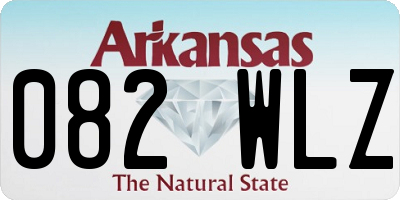AR license plate 082WLZ