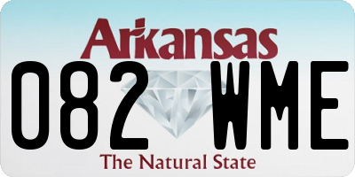 AR license plate 082WME