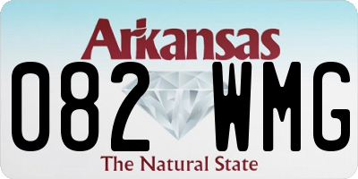 AR license plate 082WMG