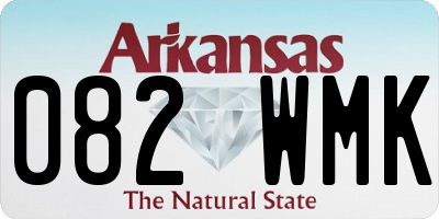 AR license plate 082WMK