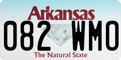 AR license plate 082WMO