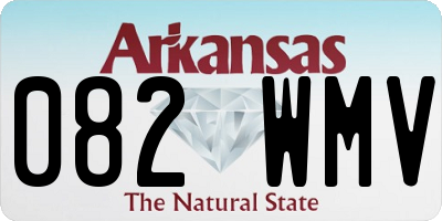 AR license plate 082WMV