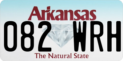 AR license plate 082WRH