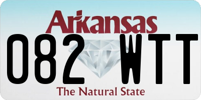 AR license plate 082WTT