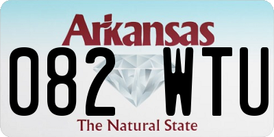 AR license plate 082WTU