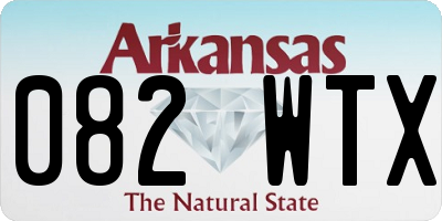 AR license plate 082WTX