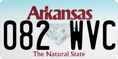 AR license plate 082WVC