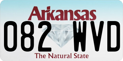 AR license plate 082WVD