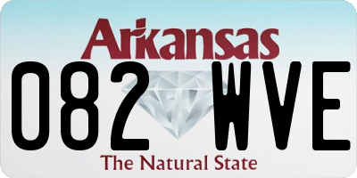 AR license plate 082WVE