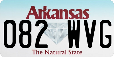 AR license plate 082WVG