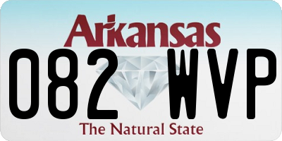 AR license plate 082WVP