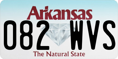AR license plate 082WVS