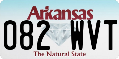 AR license plate 082WVT