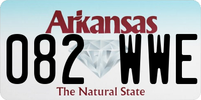 AR license plate 082WWE