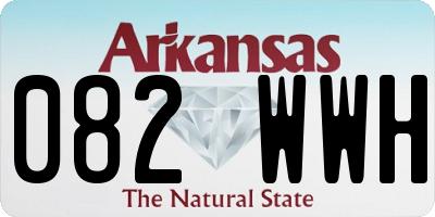 AR license plate 082WWH