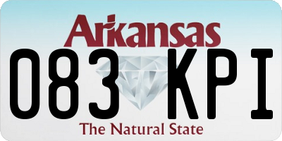 AR license plate 083KPI