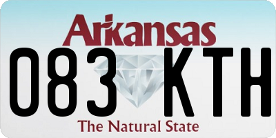 AR license plate 083KTH
