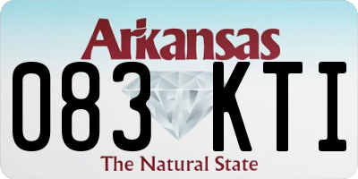 AR license plate 083KTI