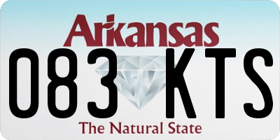 AR license plate 083KTS