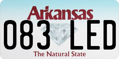 AR license plate 083LED