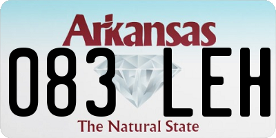 AR license plate 083LEH