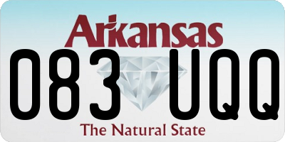 AR license plate 083UQQ