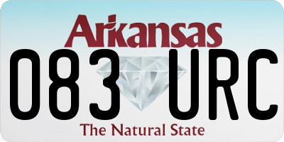 AR license plate 083URC