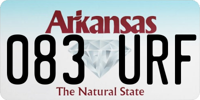 AR license plate 083URF