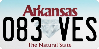 AR license plate 083VES