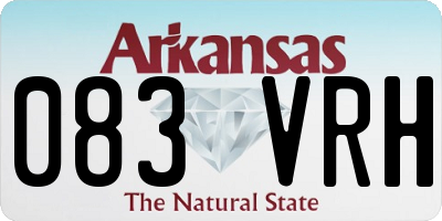 AR license plate 083VRH