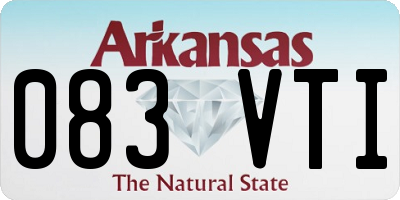 AR license plate 083VTI