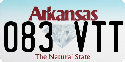 AR license plate 083VTT