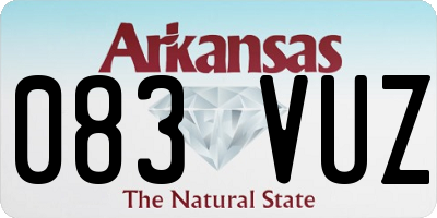 AR license plate 083VUZ