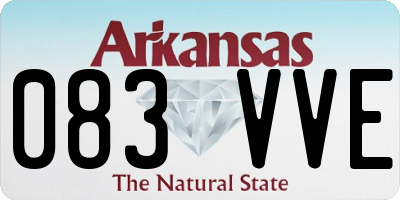 AR license plate 083VVE