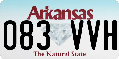 AR license plate 083VVH
