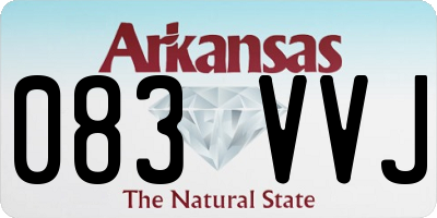 AR license plate 083VVJ