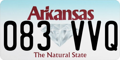 AR license plate 083VVQ