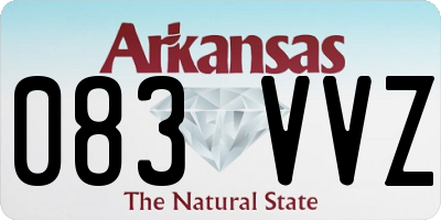 AR license plate 083VVZ