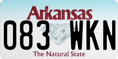 AR license plate 083WKN