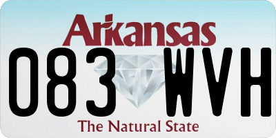 AR license plate 083WVH